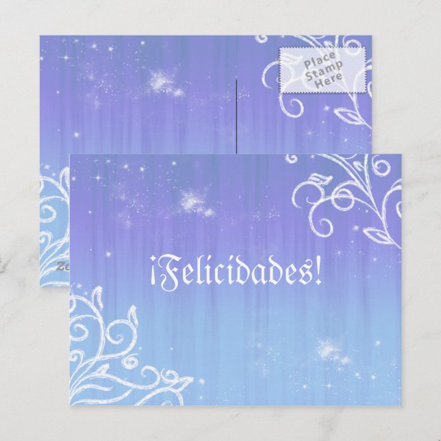 Felicitación01 - Postales Postcard (Front/Back)