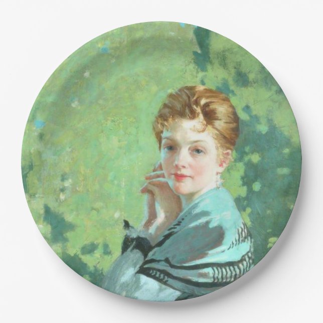Felicity (by George Henry) Paper Plate (Front)