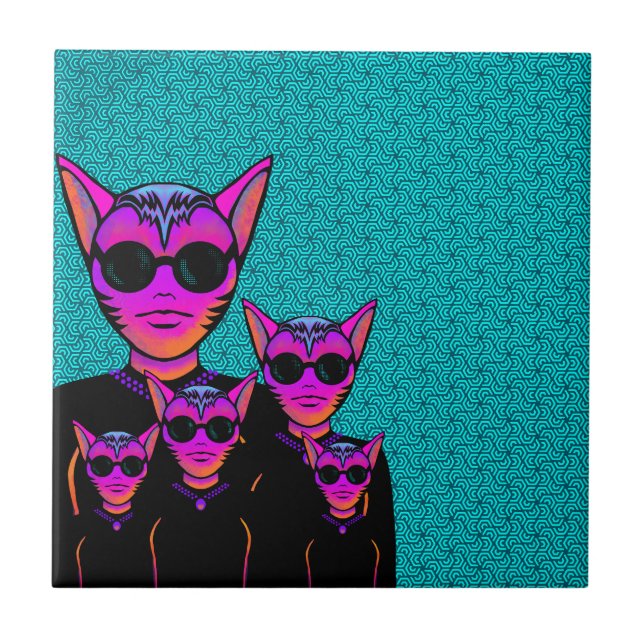 Feline character tile (Front)