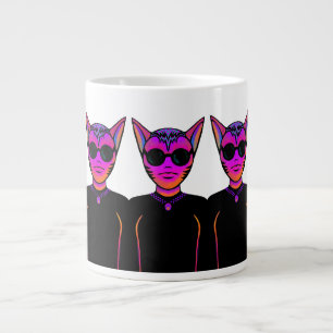 Feline characters Design Large Coffee Mug