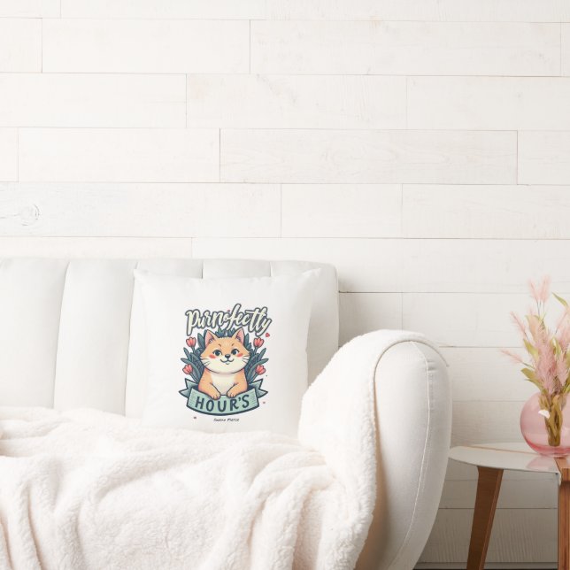 Feline Charm Decor Cushion (Couch)