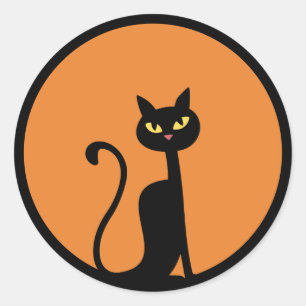 Feline Classic Round Sticker