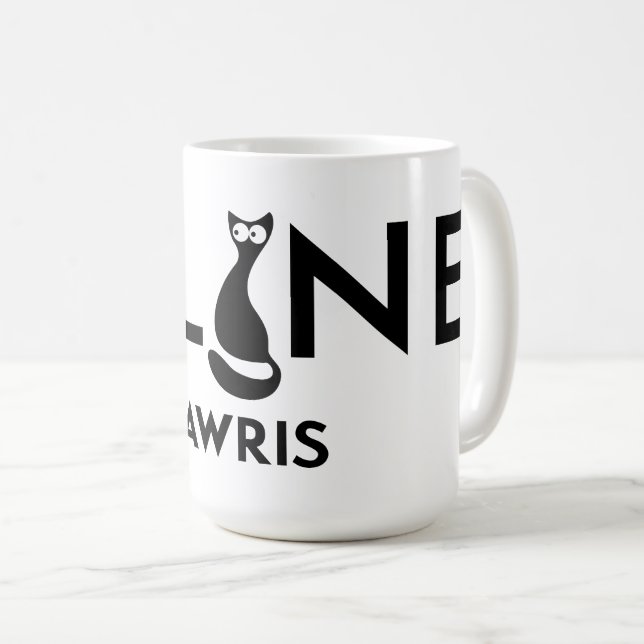 Feline Coffee Mug (Front Right)
