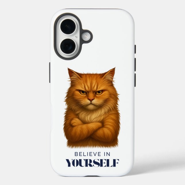 Feline Confidence Case-Mate iPhone Case (Back)