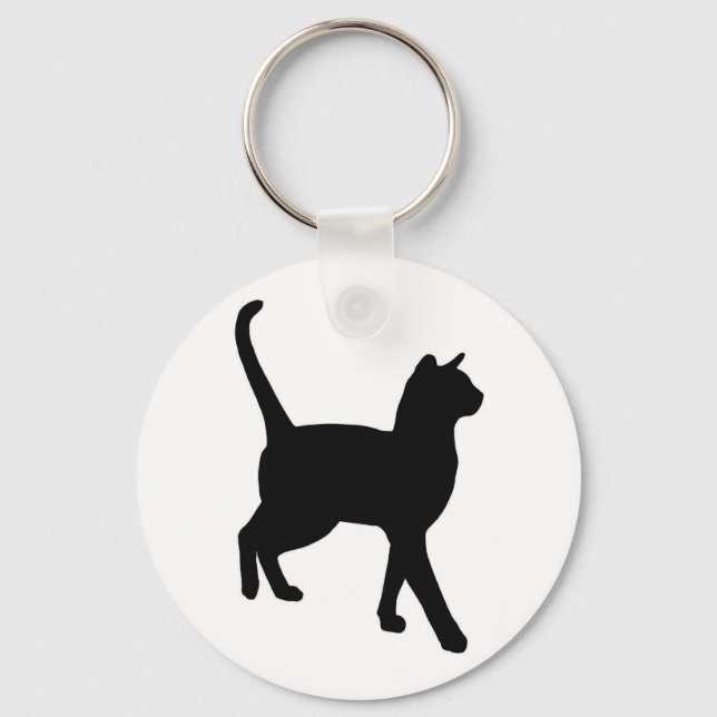 Feline elegance key ring (Front)