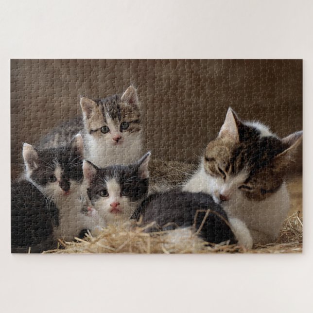 Feline Family Jigsaw Puzzle (Horizontal)