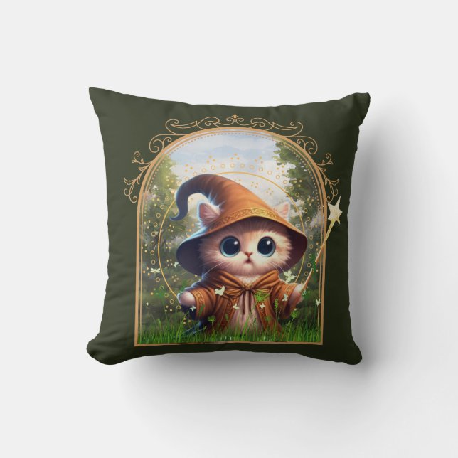 Feline Fantasy Adventure Cushion (Front)