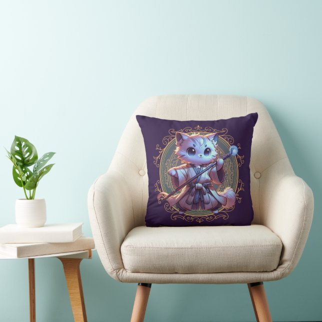 Feline Fantasy Adventure Cushion (Chair)