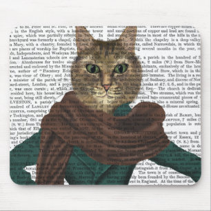 Feline Fashionista Mouse Pad