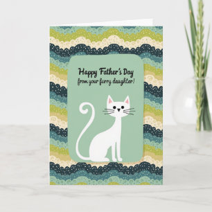 Feline Fathers Day Love Card