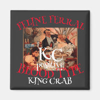 FELINE FERRAL CAT BLOOD TYPE KC KING CRAB POSITIVE