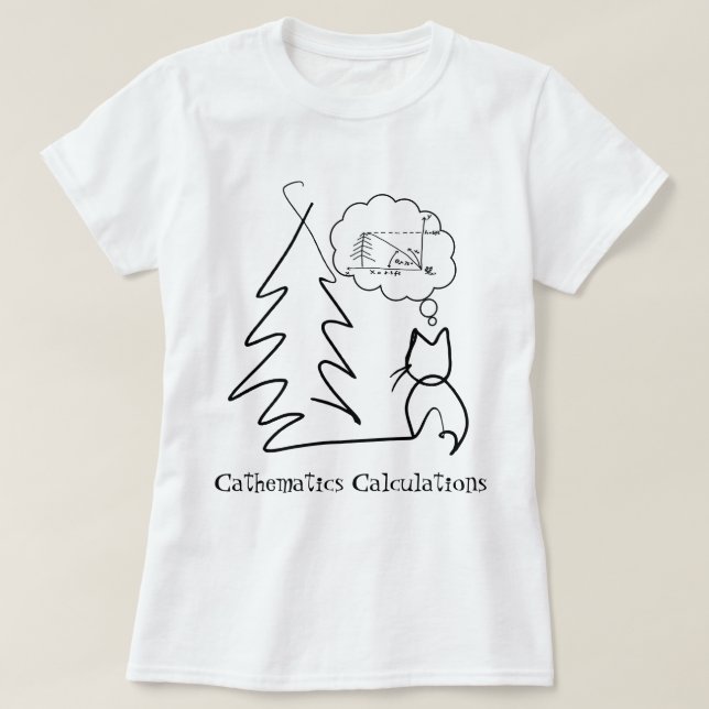 Feline Festivities: Hilarious Christmas Cat Tee (Design Front)