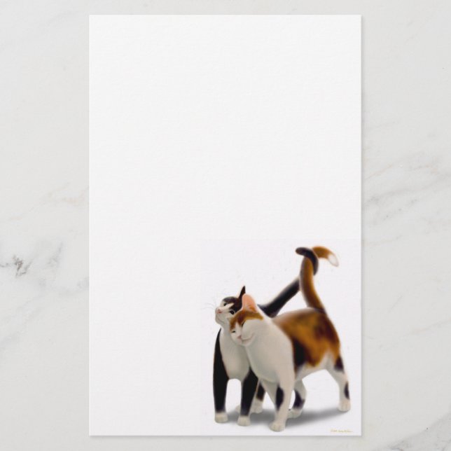 Feline Friends Cat Stationery (Front)