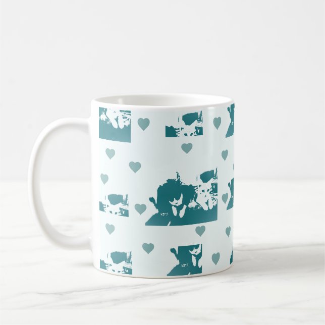 Feline friends. coffee mug (Left)