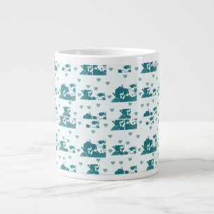 Feline friends. large coffee mug