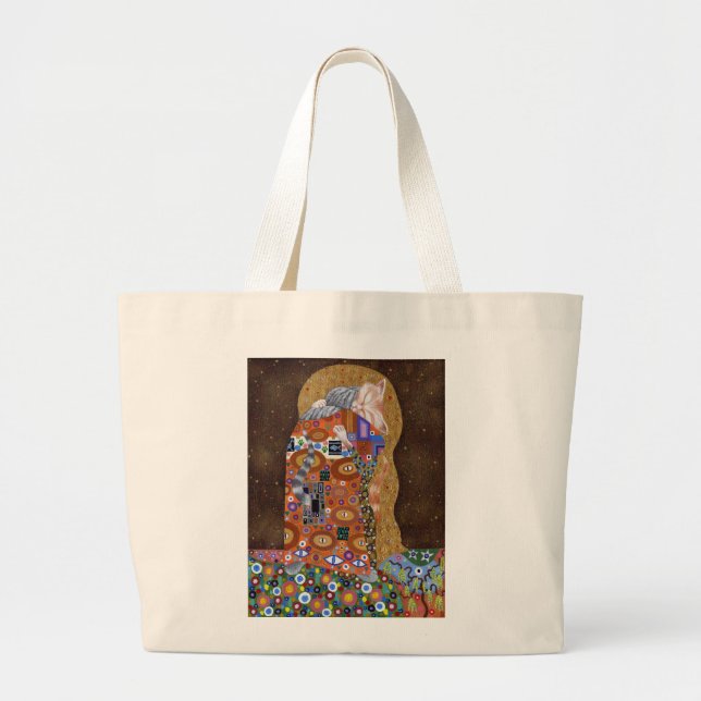 Feline Fulfilment 2011 Large Tote Bag (Front)