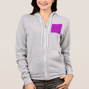 Feline Fun Forever Whimsical Red Cats Lilac Hoodie