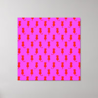 Feline Fun Forever Whimsical Red Cats Pink