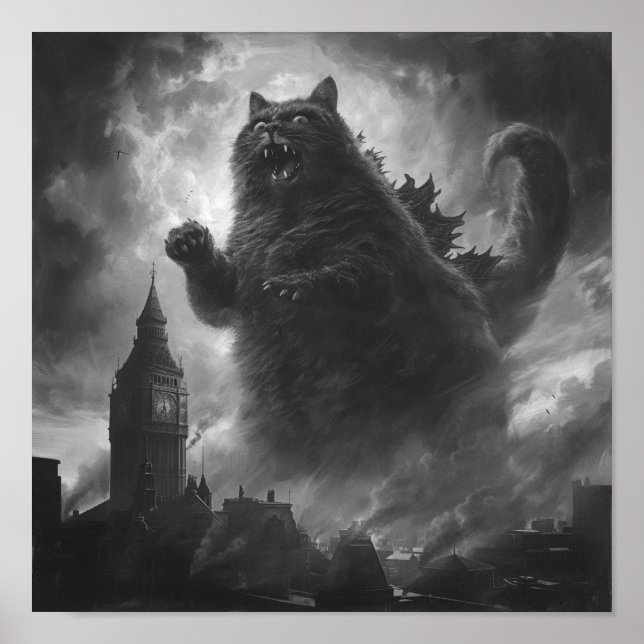 Feline Fury: Catzilla Unleashed Poster (Front)