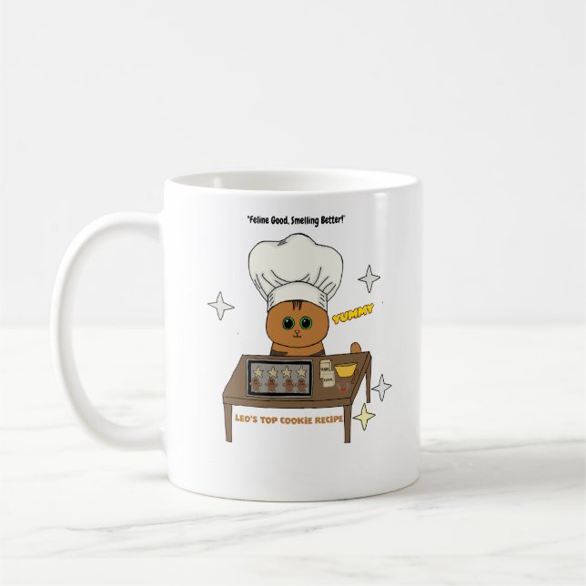 Feline Good, Feeling Better Coffee Mug (Left)