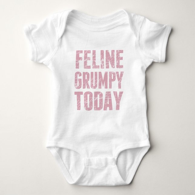 Feline Grumpy Today T-Shirt (Front)