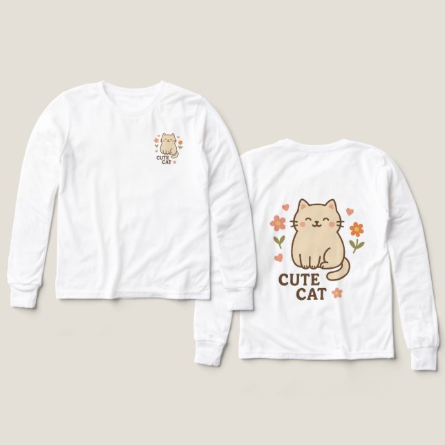 Feline in Bloom (Design Front & Back)