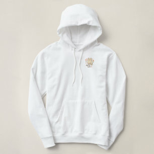 Feline in Bloom Hoodie