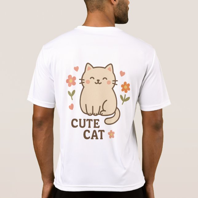 Feline in Bloom T-Shirt (Back)