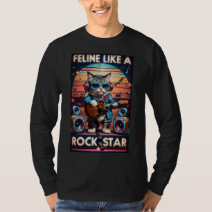 Feline Like a Rock Star T-Shirt