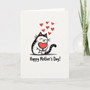 Feline Love Mothers Day Card