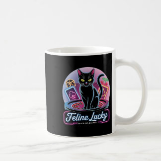 Feline Lucky Gambling Casino Cat Game Player & Coffee Mug