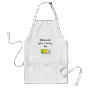 Feline periodic table name apron