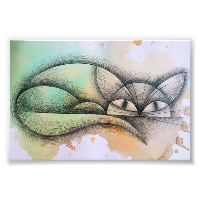 Feline Photo Print (Front)
