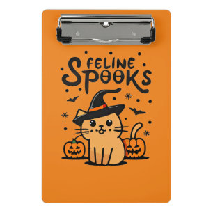 Feline Spooks Mini Clipboard