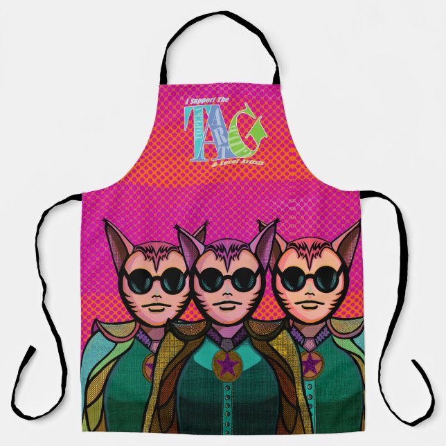 Feline trio apron (Front)