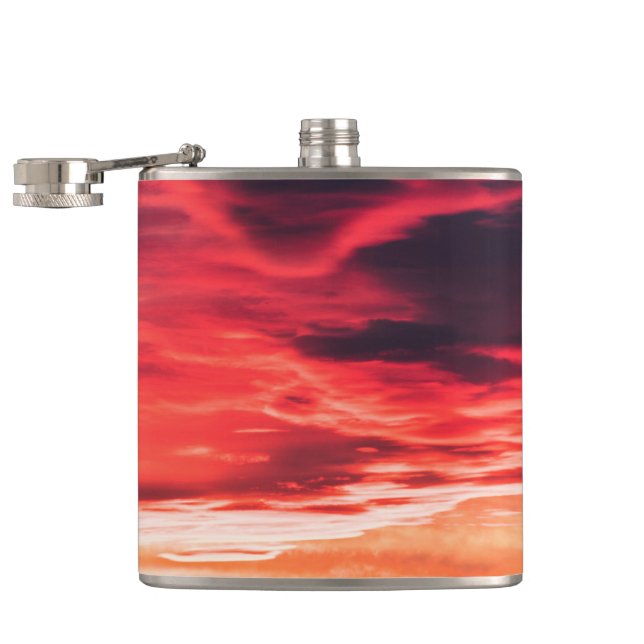 feline wave hip flask (Opened)