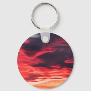 feline wave key ring