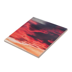 feline wave tile
