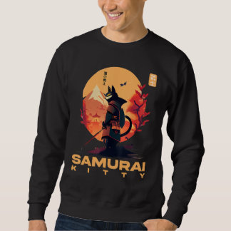 Feline Wonders The Rise of Samurai Kitty Sweatshirt