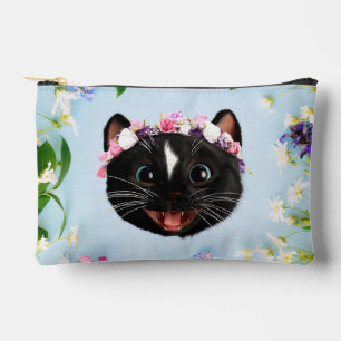 Felini the Cat – Spring Blossom Crown Cutie Accessory Pouch