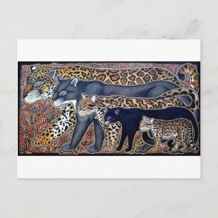 Felinos de Costa Rica - Big cats Postcard