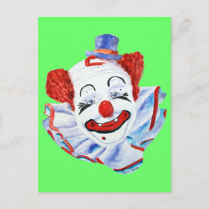 Felix Adler Clown Postcard