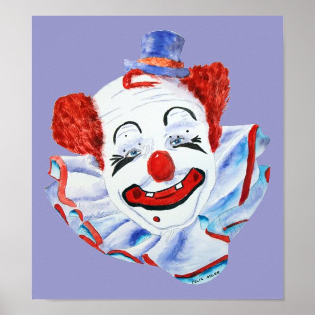 Felix Adler Clown Print (Front)
