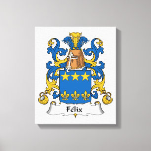 Felix Family Crest Canvas Print