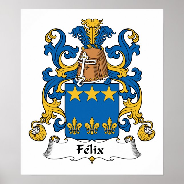 Felix Family Crest Poster (Front)
