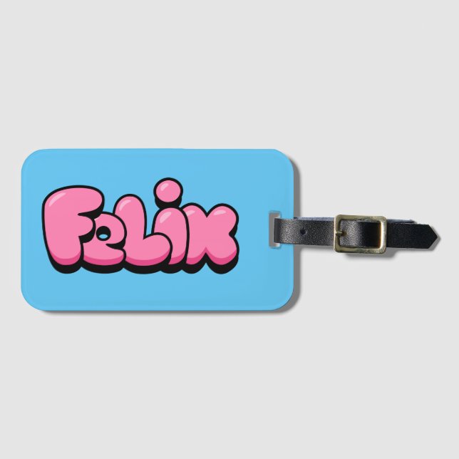 Felix Luggage Tag (Front Horizontal)