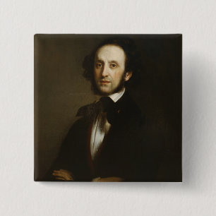 Felix Mendelssohn 15 Cm Square Badge