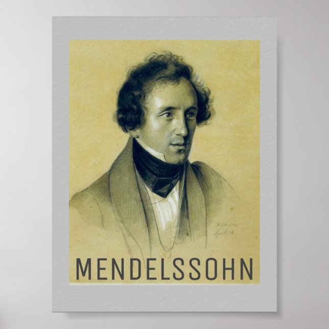 Felix Mendelssohn (1834) Poster (Front)