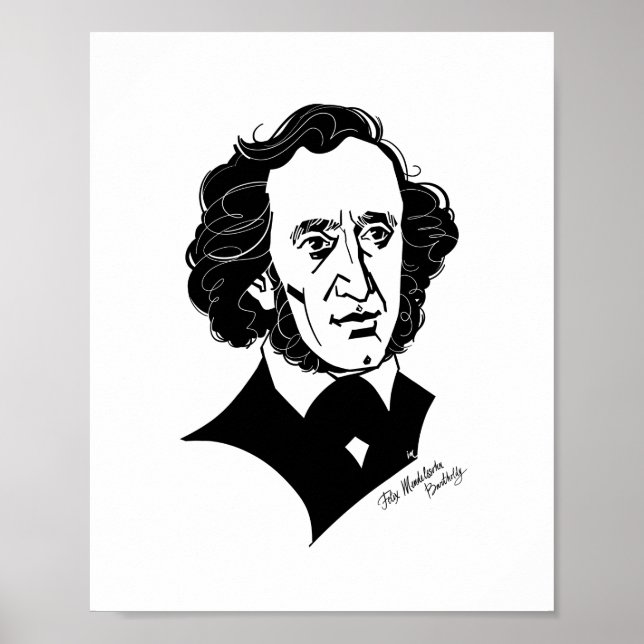 Felix Mendelssohn Bartholdy Poster (Front)