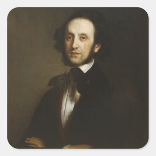 Felix Mendelssohn Square Sticker